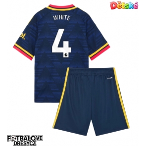 Arsenal Ben White #4 Dětské Venkovní dres komplet 2026-27 Krátký Rukáv (+ trenýrky)